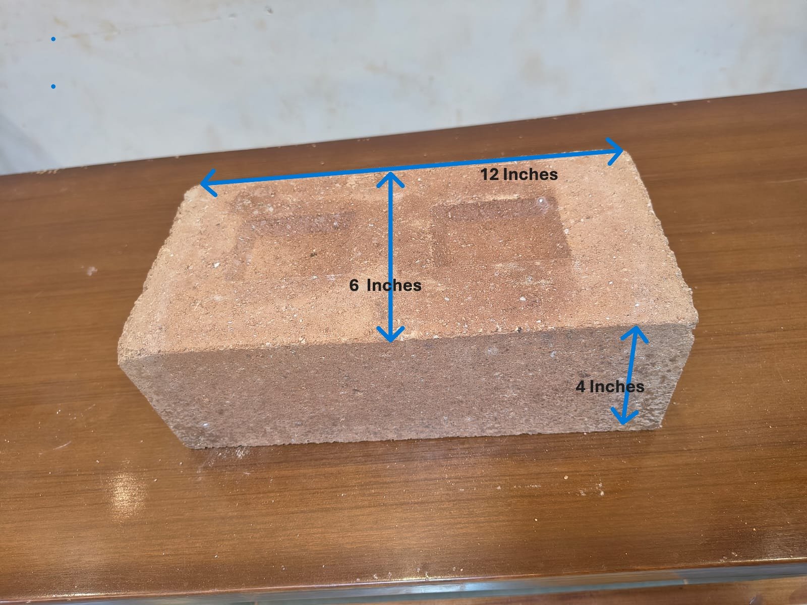 ISTIKA Solid CSEB Block 12 x 4 x 6 inches