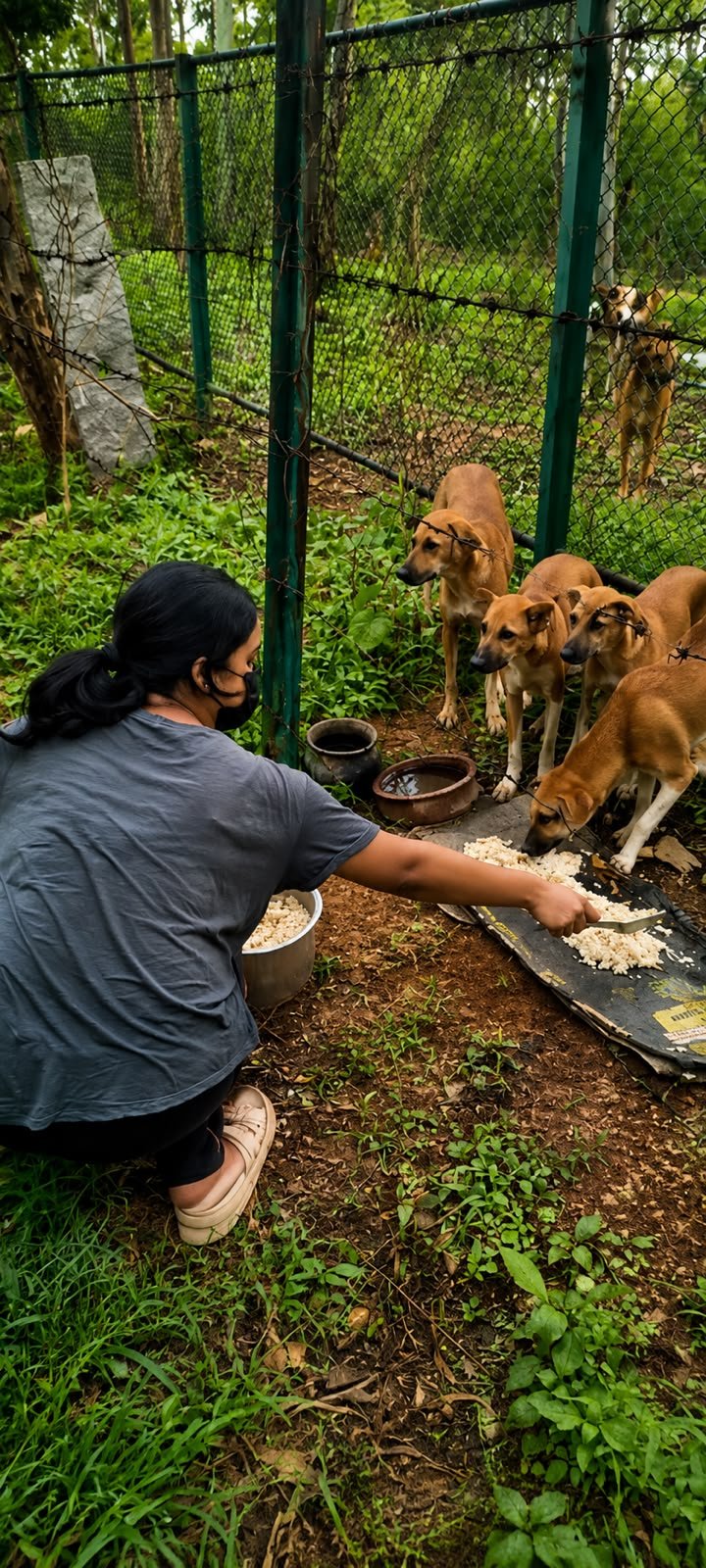 Animal receiving care and treatment